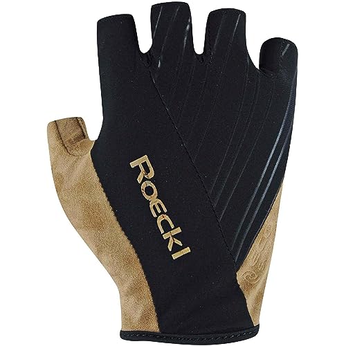 Roeckl Sports Fahrradhandschuh ISONE, High Performance Unisex Fingerhandschuh, Schwarz 8.5