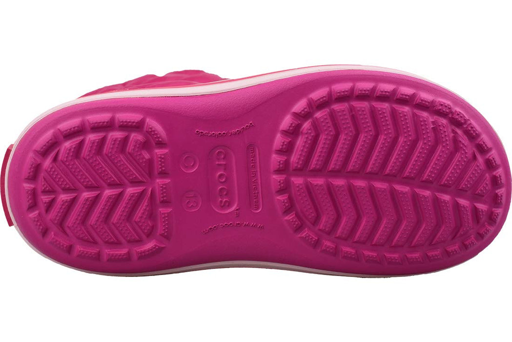 Crocs Winter Puff Boot Kids, Unisex - Kinder Schneestiefel, Pink (Candy Pink), 29/30 EU