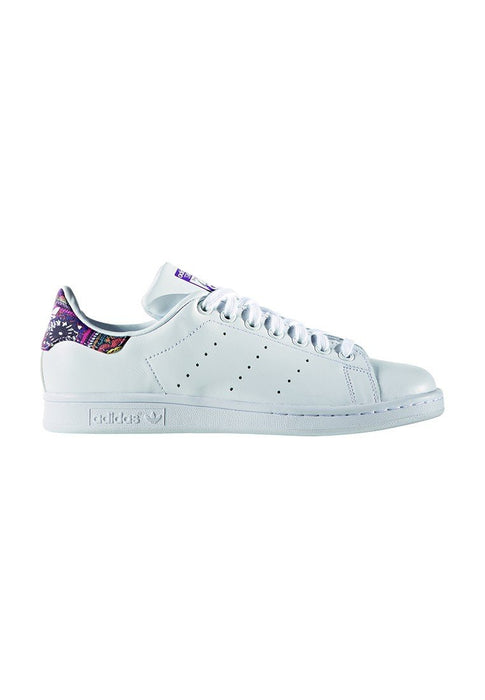 adidas Damen Stan Smith Sneakers, Weiß (Footwear White/Footwear White/Mid Grey), 40 2/3 EU