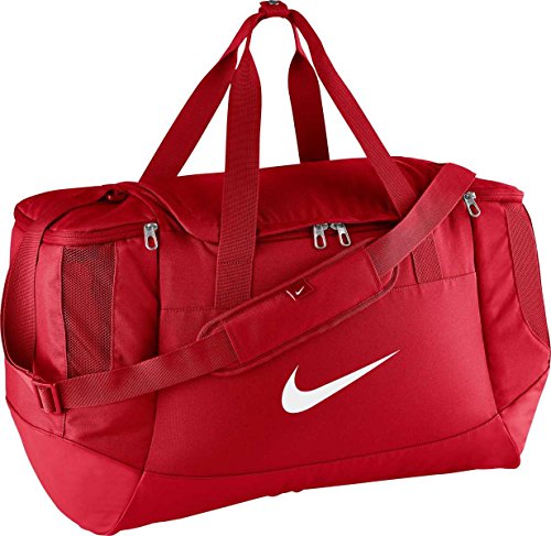 Nike Unisex Sporttasche Club Team Swoosh, red/white, 53 x 37 x 27 cm, 52 Liter, BA5193-657