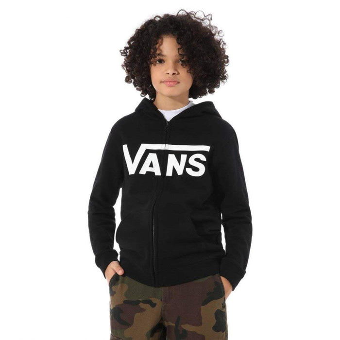 Vans Jungen Classic Zip Hoodie Ii Boys Kapuzenpullover, Schwarz (Black-Fwhite Y28), X-Large