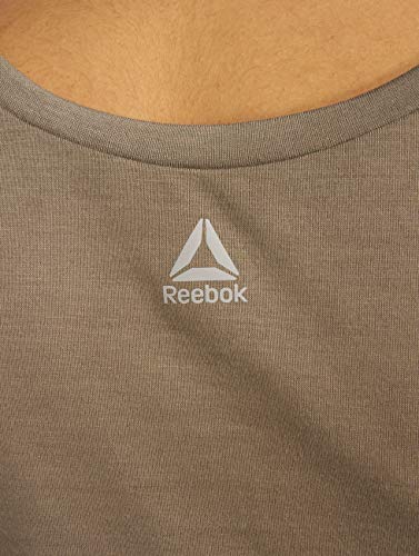 Reebok Combat Spraydye Crop Tee T-Shirt, Damen, Mehrfarbig (Parchm), XS