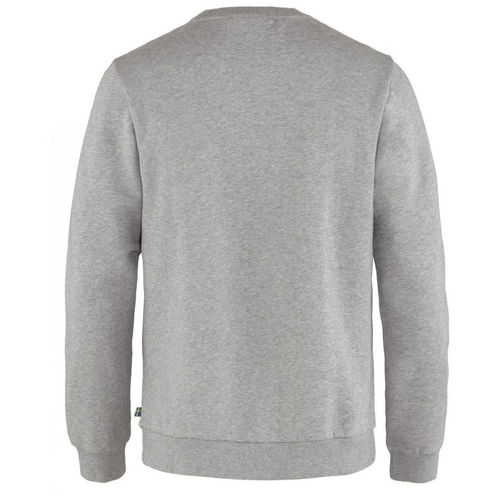 Fjallraven Fjällräven Herren Fjällräven Logo Sweater M Sweatshirt, Grey-melange, L EU