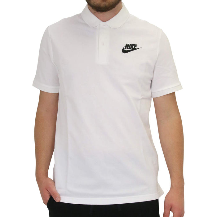 Nike Herren Poloshirt Matchup PQ, White/Black, XL, 909746-100