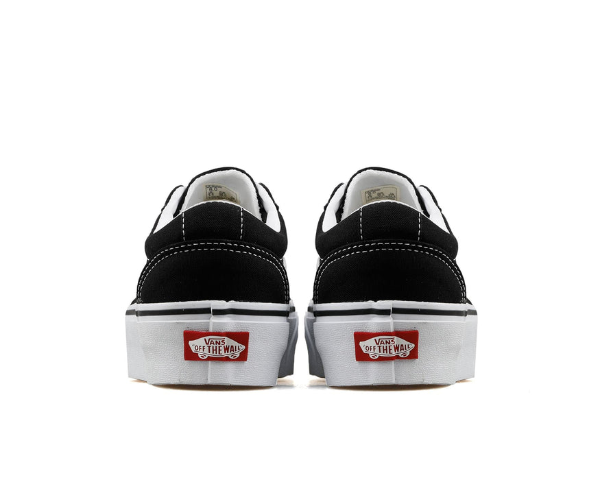 Vans Damen Ward Platform Sneaker, (Canvas) Black/White, 35 EU