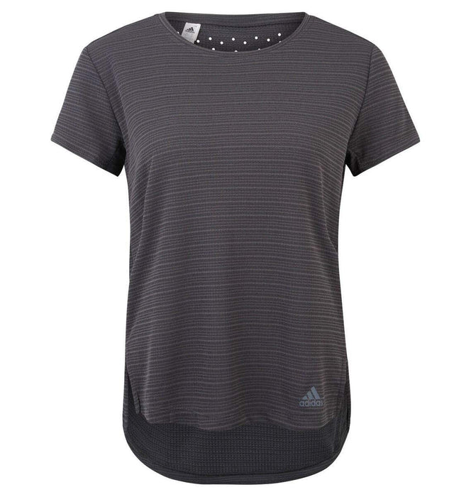 adidas Damen Freelift Chill T-Shirt, Carbon, XS