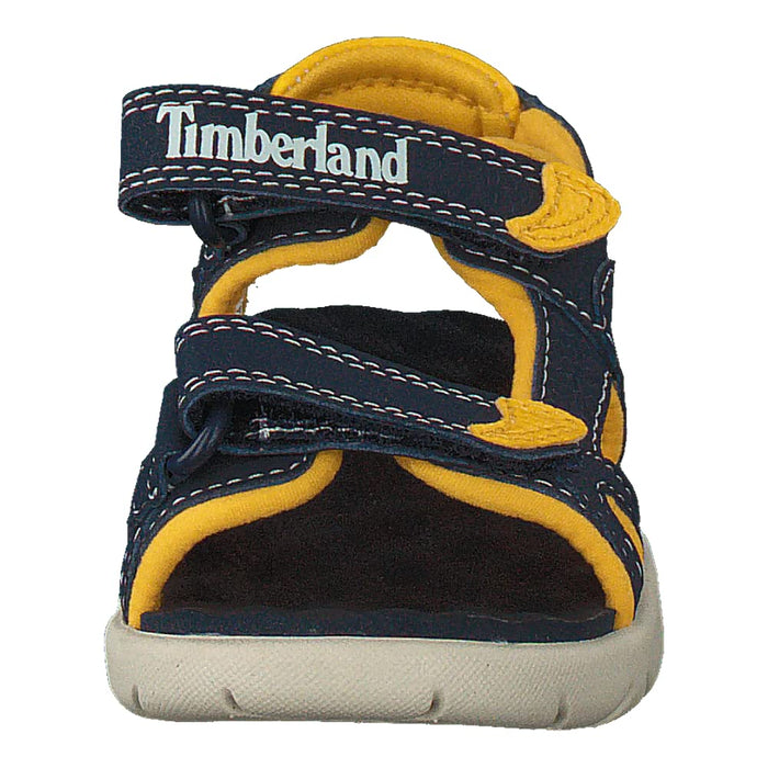 Timberland Unisex-Kinder Perkins Row-2-Strap Sandalen, Blau (Black Iris Xu0), 21 EU