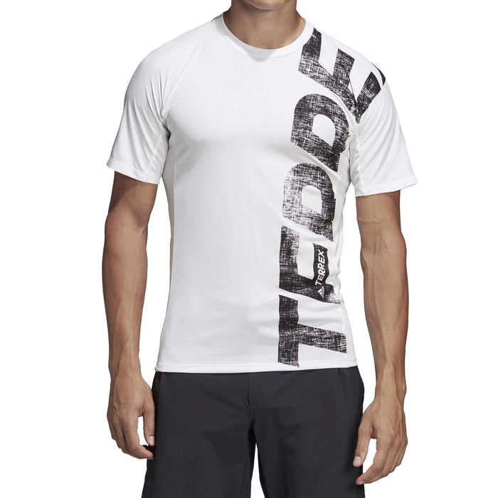 adidas Herren Trailcross T-Shirt, White, 54