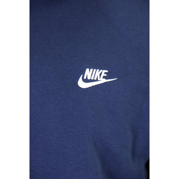 Nike Herren Sportswear Club Fleece Hoodie, Midnight Navy/Midnight Navy/White, XXL