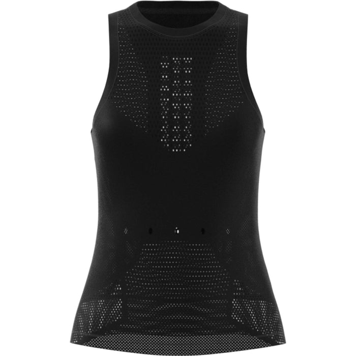 adidas Damen Engineered Knit Tanktop, Black, M