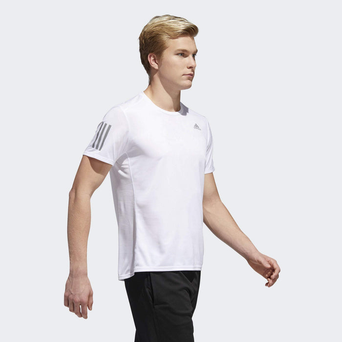 adidas Herren Kurzarm T-Shirt Response, weiß (White), L