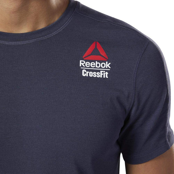Reebok Herren Rc Ac + Cotton Tee G T-Shirt mit kurzen Ärmeln, Blau (Heritage Marineblau/Heritage Marineblau), XXL