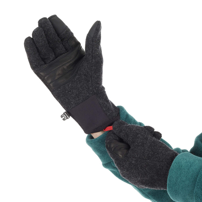 Passion Glove, black mélange, 9