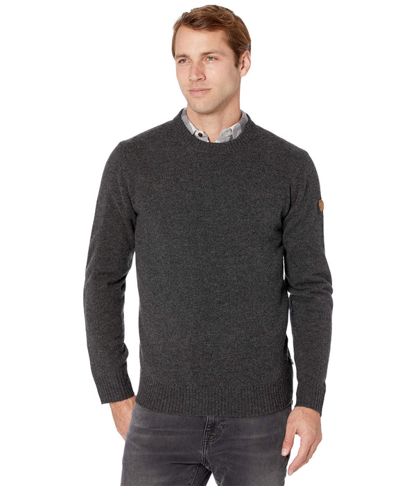 Fjallraven 87323 Övik Round-Neck Sweater M Sweatshirt Mens Dark Grey L
