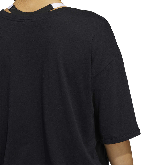 adidas Damen T-Shirt Univ I 2 T-Shirt, Black, S, FM1656