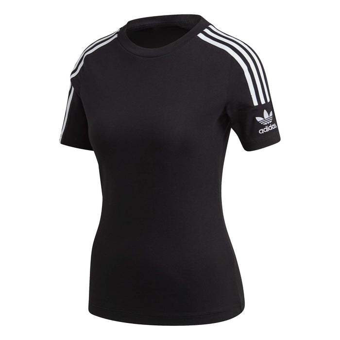 adidas Damen Tight T-Shirt, Black/White, 36