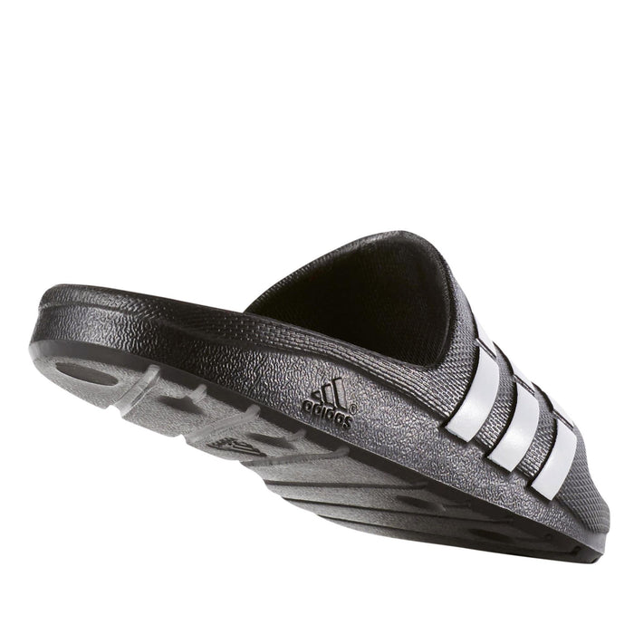 adidas Unisex-Kinder Duramo Slide Flache Hausschuhe, Schwarz (Black 1 / Running White Ftw / Black 1), 29 EU (11 Kinder UK)