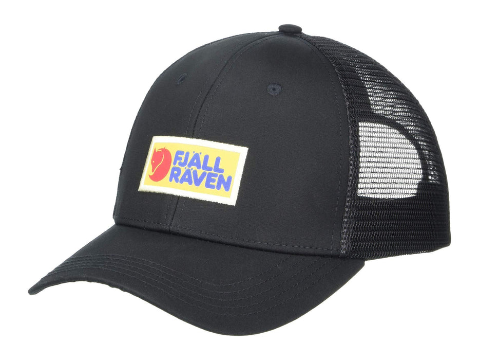 Fjallraven Unisex-Adult Vardag Långtradarkeps Hat, Black, L/XL