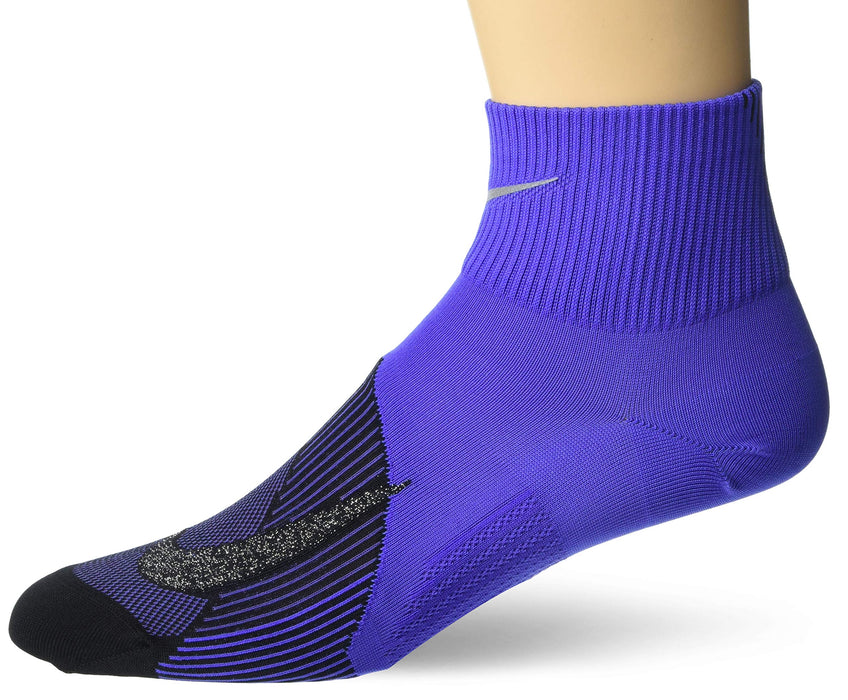 Nike Unisex-Erwachsene Spark Lightweight Ankle Socken, Rush Violet/Black, 10
