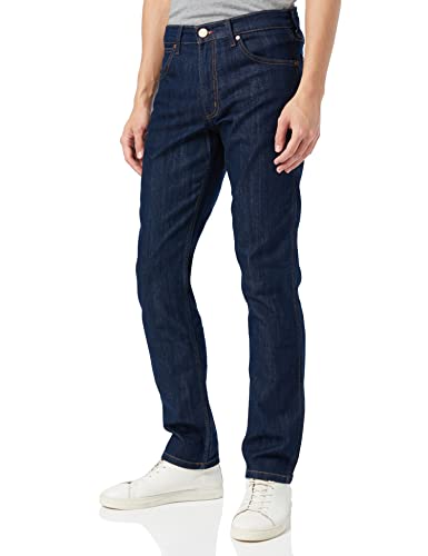 Wrangler Men's Greensboro Straight Jeans, Ocean Squall, 32W / 30L