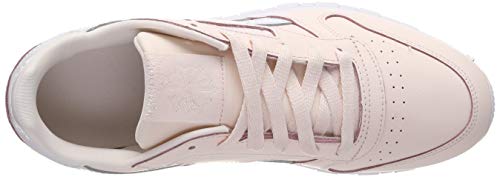 Reebok Classic Leather Turnschuhe, Pink (Pale Pink/White Pale Pink/White), 13 UK Kind