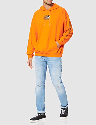 Tommy Jeans Unisex Tjm Abstract Globe Hoodie Sweatshirt