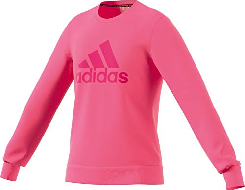 Adidas Yg Mh Bos Crew – Mädchen Sweatshirt, Mädchen, Sweatshirt, DV0322_170, Mehrfarbig (Seroso / Magrea), 15