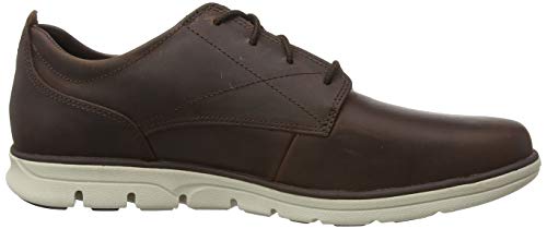 Timberland Herren Bradstreet Plain Toe Sensorflex Oxford Schuhe, Braun Dark Brown Full Grain, 45.5 EU