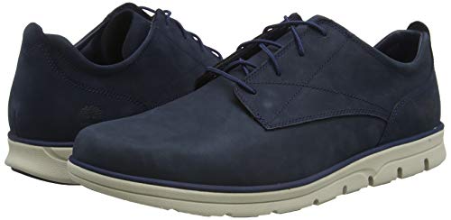 Timberland Herren Bradstreet Plain Toe Sensorflex Oxford Schuhe, Blau Navy Full Grain, 45 EU