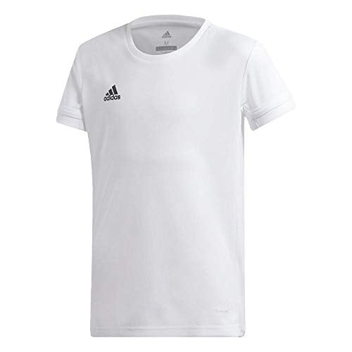 adidas Kinder T19 SS JSY YG T-Shirt, Weiß, 1112