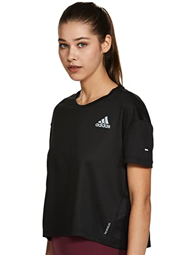 Adidas Unisexe P. Bleu Tee W Noir/Refsil T-Shirt
