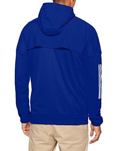 Adidas Mens Adidas Men'S Id Hybrid Hooded Jacket, Blue, Small-46 Jacket