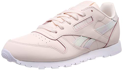 Reebok Classic Leather Gymnastics Shoes, Pink (Pale Pink/White Pale Pink/White), 13 UK Child