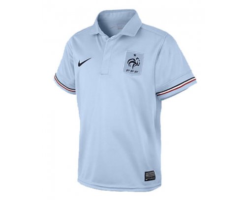 Nike Womens Nike Jungen Kurzärmeliges Auswärtstrikot Französischer Fußballverband Replica, Ice Blue/