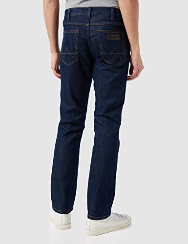 Wrangler Men's Greensboro Straight Jeans, Ocean Squall, 32W / 30L