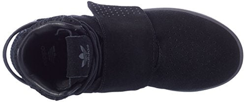adidas Unisex-Kinder Tubular Invader Strap Hohe Sneaker, Schwarz (Core Black/Core Black/Utility Black), 36 2/3 EU