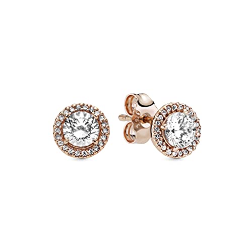 Pandora Unisex 14K Rose Gold-Plated Stud Earrings
