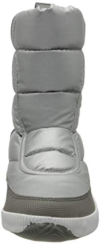 Sorel Damen Out N About Puffy Mid Wanderschuh, Pure Silver, 3 UK