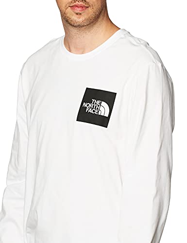 The North Face Unisex Koszulka The North Face L/S Fine Tee Tnf Wht/Tnf Blk Sweatshirt