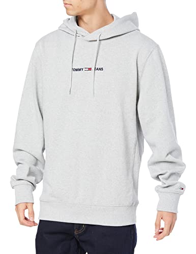 Tommy Jeans Unisex Tjm Straight Logo Hoodie Sweatshirt