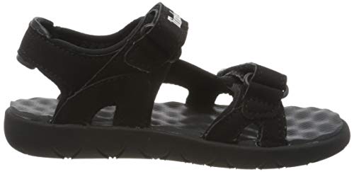 Timberland Unisex-Kinder Perkins Row 2-Strap Peeptoe Sandalen, Schwarz (Nero (Jet Black) Tb0a24ga0151), 31 EU