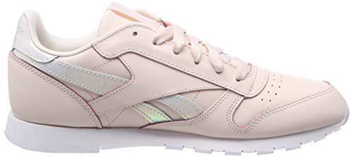 Chaussures de gymnastique Reebok Classic en cuir, rose (rose pâle / blanc rose pâle / blanc), enfant 13 UK