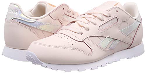 Reebok Classic Leather Gymnastics Shoes, Pink (Pale Pink/White Pale Pink/White), 13 UK Child