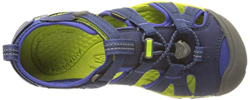 Keen Unisex Kid's Seacamp 2 Cnx Sandals, Blue Depths/Chartreuse, 5 UK