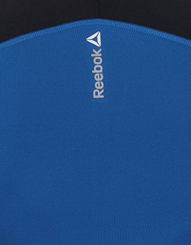 Reebok Herren Delta 1/2 Zip Mix Sweatshirt - Navy-R/Impact Blue F14-R, Large