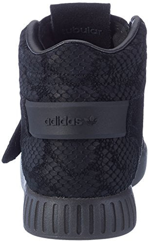adidas Unisex-Kinder Tubular Invader Strap Hohe Sneaker, Schwarz (Core Black/Core Black/Utility Black), 36 2/3 EU