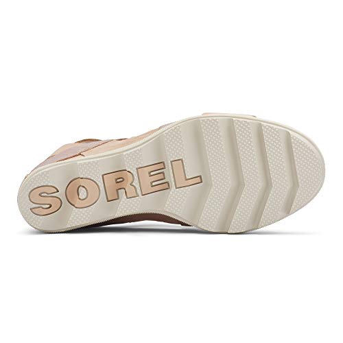 Sorel - Damen√¥√∏œâs Joanie II Knöchelspitze, Leder- und Wildleder-Sandale mit Keilabsatz, nat√ºrlicher Tan, 9 m USA