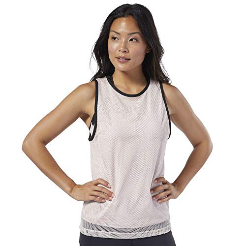 Reebok C Performance Tank - Women's Sleeveless T-Shirt, Womens, Sleeveless Shirt, DY8042, Buff, L