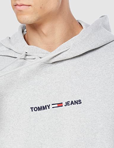 Tommy Jeans Unisexe Tjm Sweat à Capuche Logo Droit