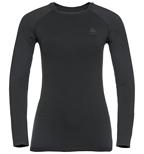 Odlo Performance Warm Eco Sweatshirt Schwarz - Neu Odlo Graphite Grey XS